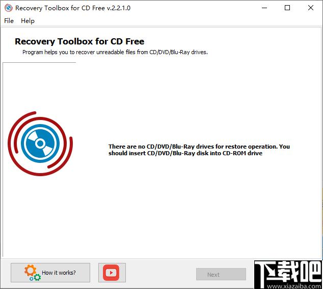 Recovery Toolbox for CD Free下载,数据恢复