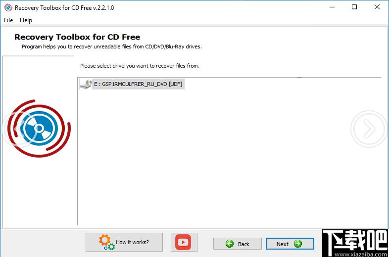 Recovery Toolbox for CD Free下载,数据恢复