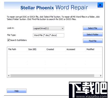 Stellar Phoenix Word Repair下载,文档修复,Word修复