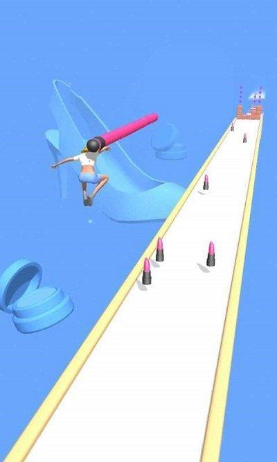 唇膏杆3d手游下载,唇膏杆3d,跑酷游戏,魔性游戏